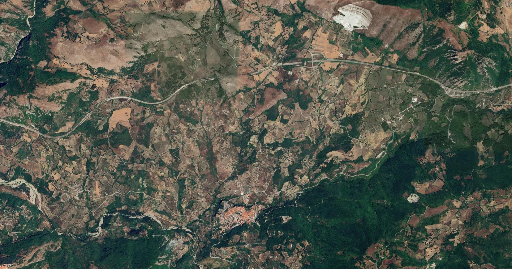 Mappa percorso fontane