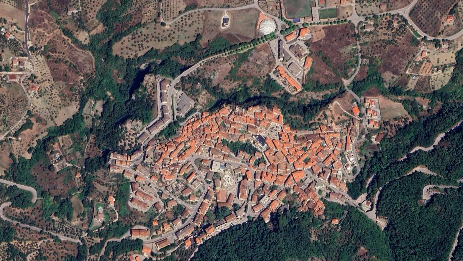 Mappa percorso murales